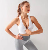 Women's High-Support Sports Bra | Breathable Athletic Running & Yoga Underwear